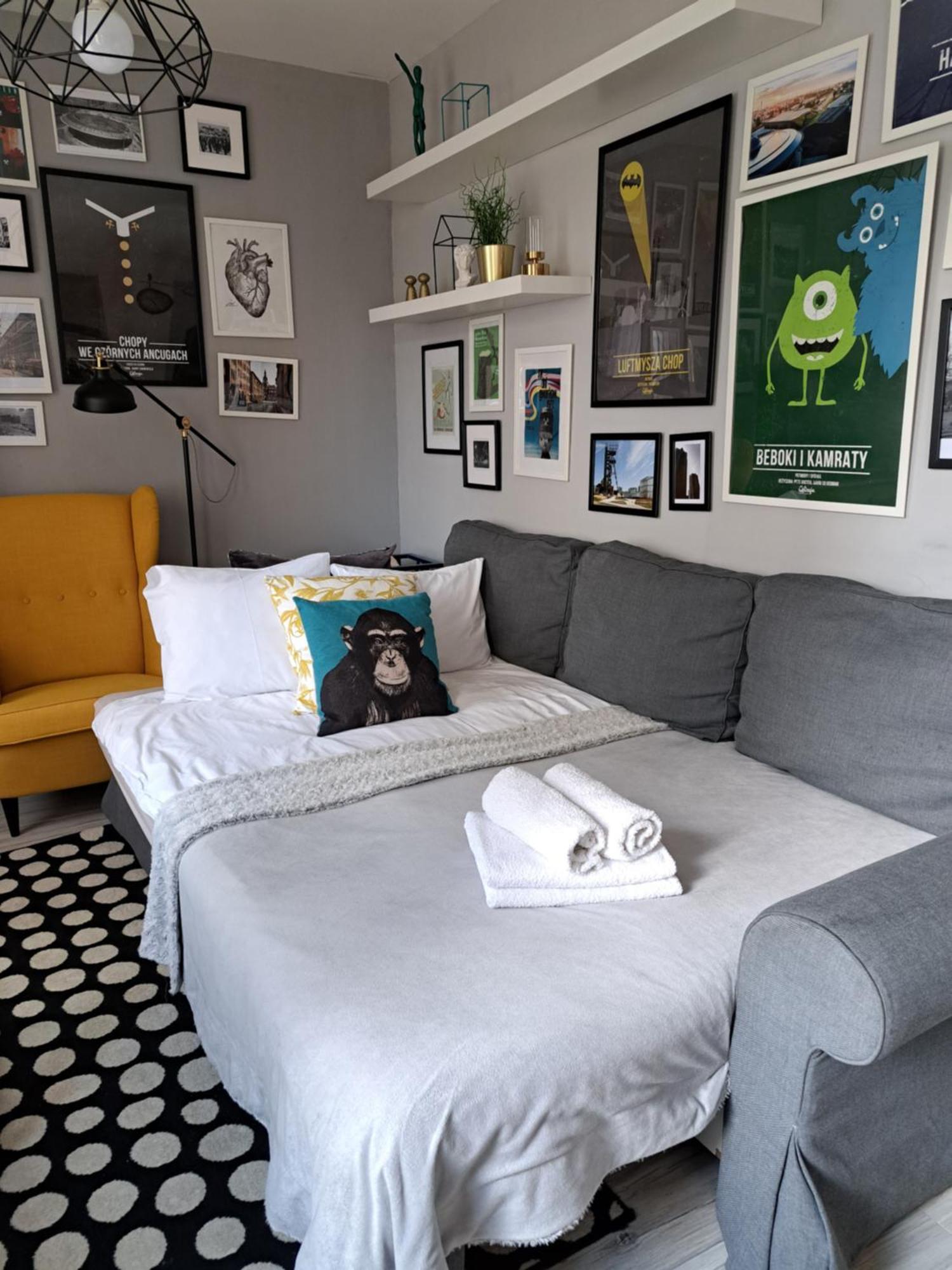 Gryfny Grubiorz Apartment Katowice Bagian luar foto